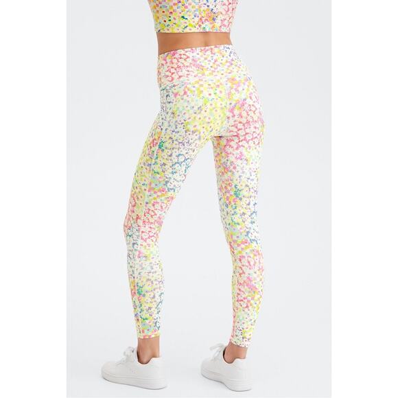 Fabletics Define PowerHold High-Waisted 7/8 Leggings in Patchwork Daisy Size XS - Picture 2 of 7